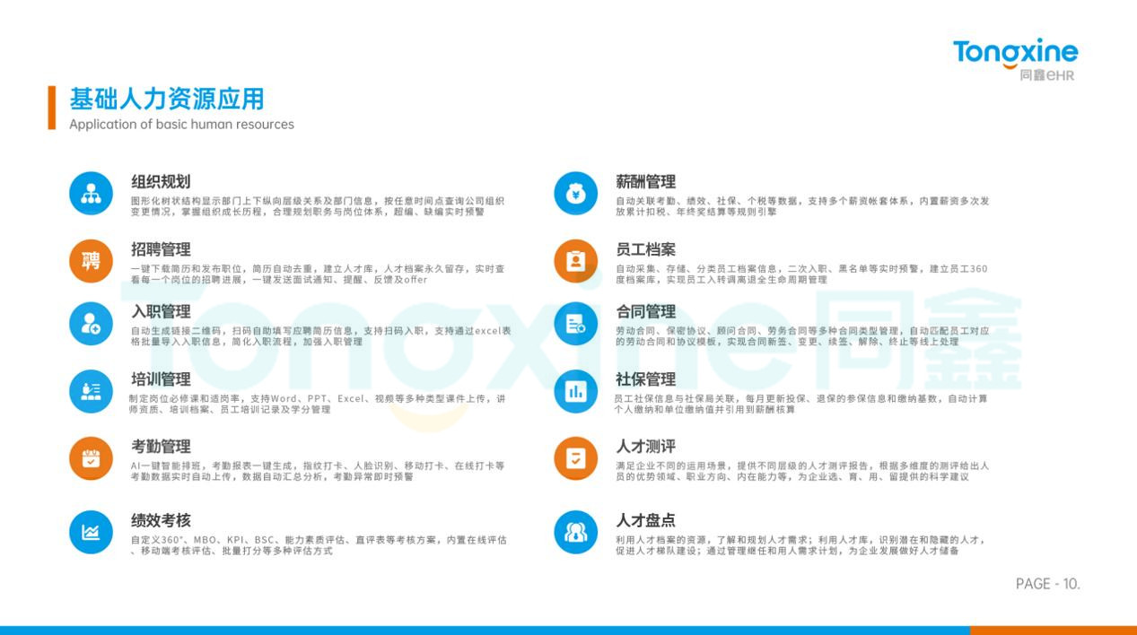 人力資源系統功能模塊